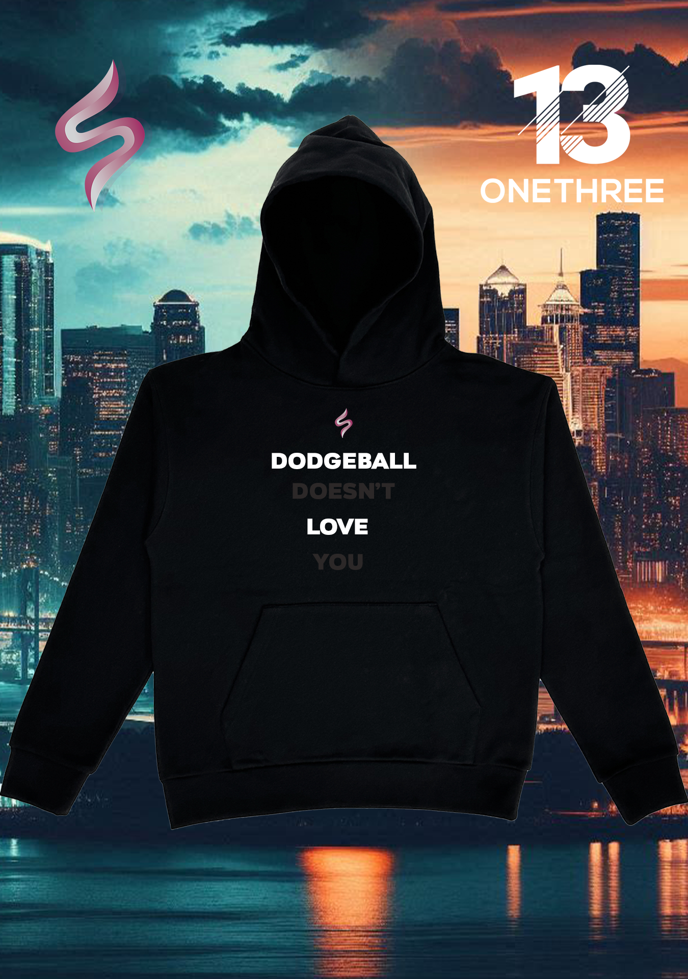 ONETHREE X SHOTA HOODIE BLK